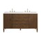 James Martin Vanities 60'' Double Vanity, Mid Century Walnut 485-V60D-M-WLT - alternate 1